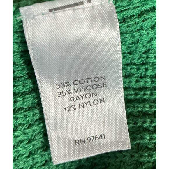 J Jill Sweaters Womens Green Cardigan Long Sleeve Button Up Collared Sz M Tall - Picture 6 of 9
